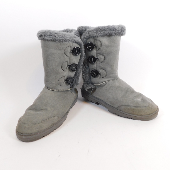 Shoes - Women's Gray Snowboots 9 CL2157 1019